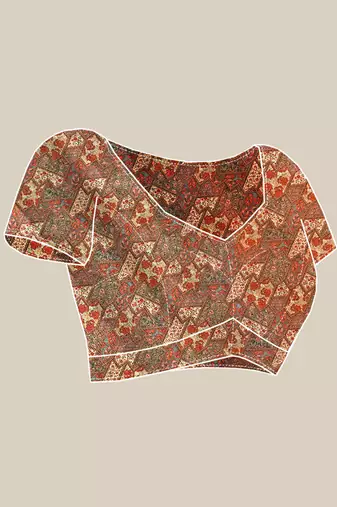 Sangam Prints Multi Color Pashmina Digital Print Party Wear  Pashmina Saree