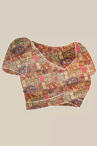 Sangam Prints Multi Color Pashmina Digital Print Party Wear  Pashmina Saree