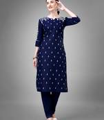 WILNERCROWN Designer ethnic set kurta, pant  set faor women for casual and festive wear