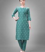WILNERCROWN Designer ethnic set kurta, pant  set faor women for casual and festive wear