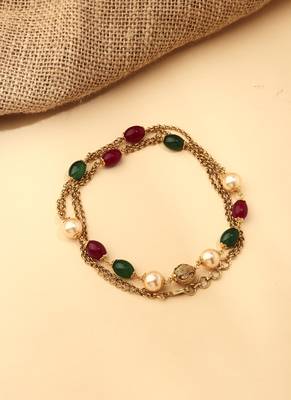 Multicolored Gold-Plated Necklace Set 3
