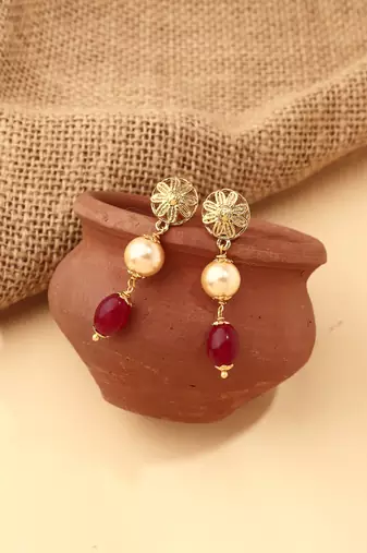 Multicolored Gold-Plated Necklace Set