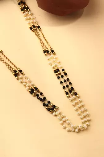 Multicolored Gold-Plated Necklace