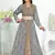 Grey color Handmade Moroccan Kaftan with hijjab