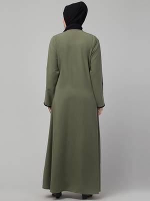 latest shrug women stylish embroidered Abaya burkha  2