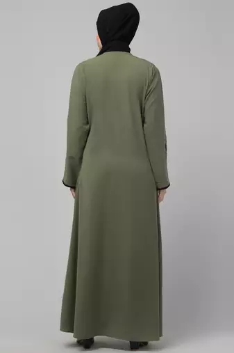 latest shrug women stylish embroidered Abaya burkha 
