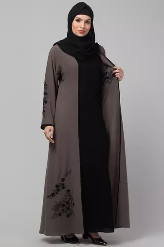 latest embroidered stylish shrug women  Abaya