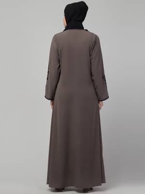 latest embroidered stylish shrug women  Abaya 4