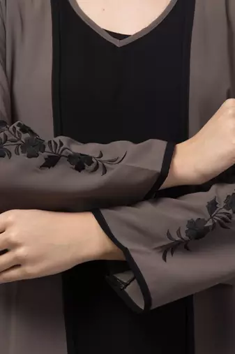 latest embroidered stylish shrug women  Abaya