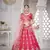 Glamorous Pink Colour Classy Embroidered Partywear Ethnic Lehenga