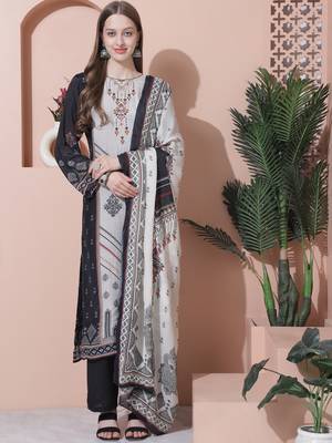 multiColormuslin embroidered dress material 1