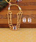 Matte finish small choker with adjustable thread