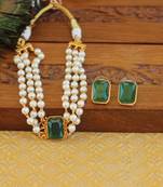 Matte finish small choker with adjustable thread