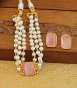 Matte finish small choker with adjustable thread