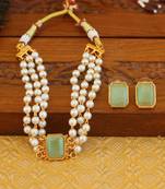 Matte finish small choker with adjustable thread