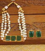 Matte finish small choker with adjustable thread