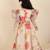 KIDS FARM Girls Red Frill Sleeves Silk Floral Printed & Lace Embellished Coordinating Lehenga Choli Set