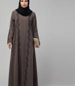 women A-Line embroidered Abaya