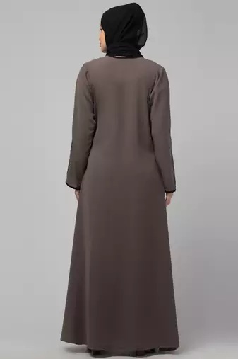 women A-Line embroidered Abaya