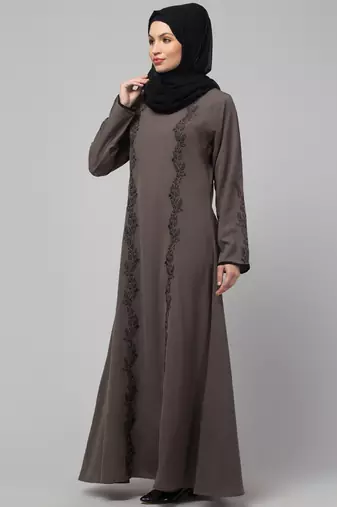 women A-Line embroidered Abaya