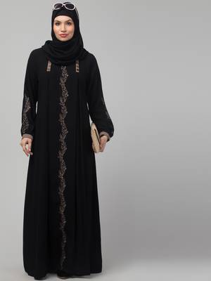 Black Kashibo Threadwork Kaftan 1