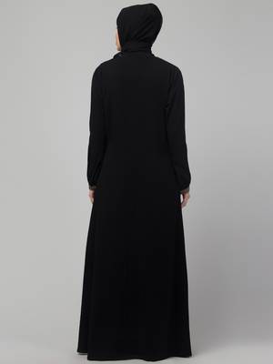 Black Kashibo Threadwork Kaftan 2