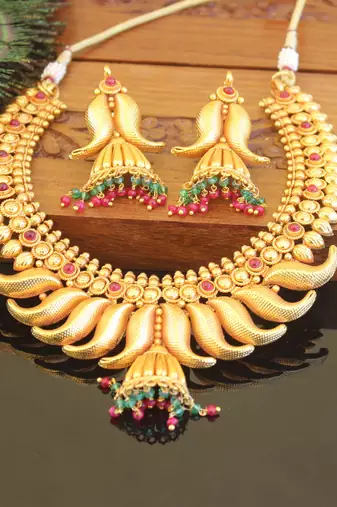 Designer geru polish mango adjustable thread