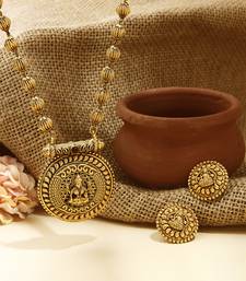 Traditional Gold-Plated Reversible Temple Jewellery Set