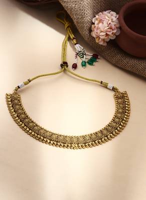 Intricate Gold Plated Necklace Set 3