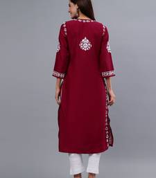 hand embroidered purple muslin lucknowi chikan kurta