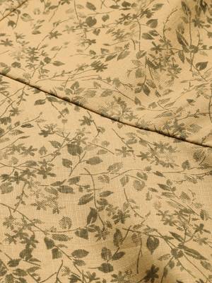 Ethnovog ready to wear beige rayon printed dress 4