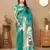 Vedant Vastram Women'S See Green Color Paithani Silk Blend Saree 
