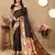 Vedant Vastram Women'S Black Color Paithani Silk Blend Saree 