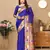 Vedant Vastram Women'S Royal Blue Color Paithani Silk Blend Saree 