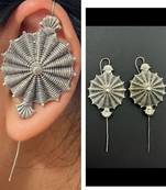 Pin bugadi silver earrings