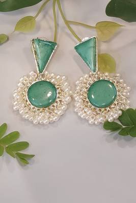Lastest fashion pearl drop dangle earrings for women 1