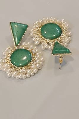 Lastest fashion pearl drop dangle earrings for women 2