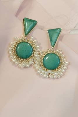 Lastest fashion pearl drop dangle earrings for women 4