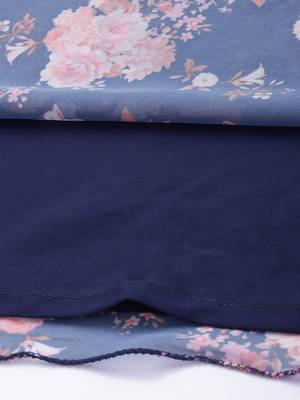 Ethnovog ready to wear blue georgette printed palazzo suit 5