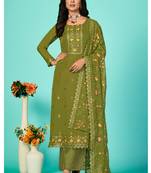 Mehendi organza embroidery designer Palazzo suit