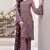 Pink color embroideried faux georgette semi stitched salwar suit