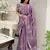 Lavender Silk Blend Saree