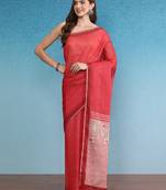 Cotton Zari Tissue Printed Saree With Blouse Piece