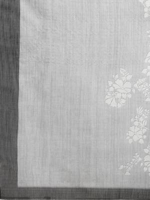 Cotton Zari Tissue Printed Saree With Blouse Piece 5