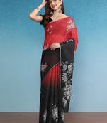 Cotton Zari Tissue Printed Saree With Blouse Piece