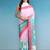 Oversized Animal Printed Zari Border Silk Blend Saree With Blouse Piece