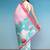 Oversized Animal Printed Zari Border Silk Blend Saree With Blouse Piece