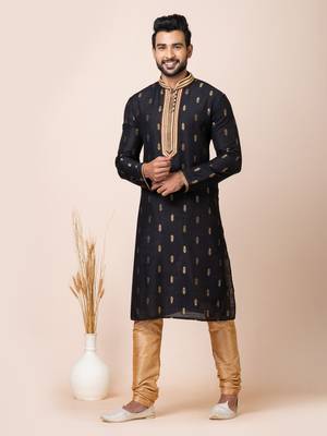 Roykals-Premium Designer Festive Wear Special Readymade Men's Kurta Pyjama 1