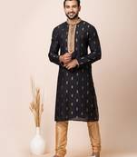 Roykals-Premium Designer Festive Wear Special Readymade Men's Kurta Pyjama