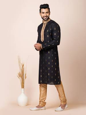 Roykals-Premium Designer Festive Wear Special Readymade Men's Kurta Pyjama 2